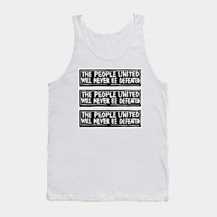 People United Never Defeated Tank Top